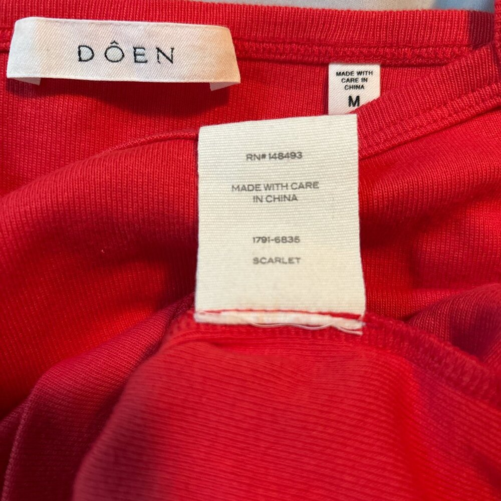 Doen Angie Tank in Scarlet - Picture 10 of 15